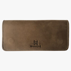 GHANCHE Leather Glasses Cover (Wood Brown) GH-GC-02