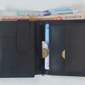 GHANCHE MultiPockets Leather Wallet (Black) GH-MPKT-01