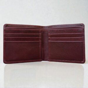 Ghanche Bifold Leather Wallet (Maroon) GH-BFL-02