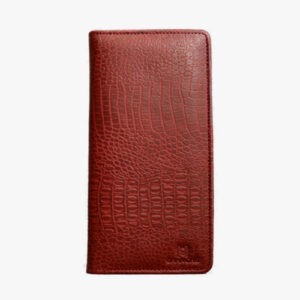 GHANCHE Urban Spirit Leather Wallet (Crocodile Maroon) GH-USW-02