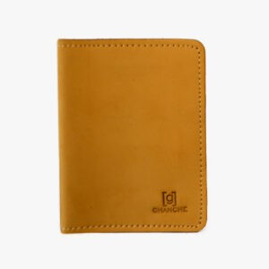GHANCHE Super slim Leather Wallet OP (Mustard Yellow) GH-SLMP-02