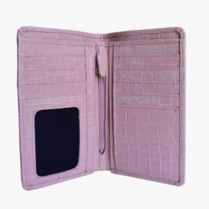 GHANCHE Leather Continental Wallet (Tea Pink) GH-CW-03