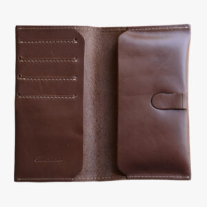 GHANCHE Leather Mobile Pouch & Wallet (Bistre Brown) GH-MP-04
