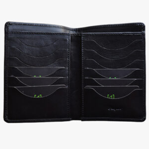 GHANCHE Passport Leather Cover (Black) GH-PPC-01