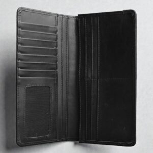 GHANCHE Urban Spirit Leather Wallet (Shinny Black) GH-USW-03