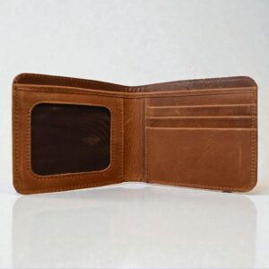 GHANCHE Bifold  Vintage Leather Wallet (Light Brown) GH-BFL-03